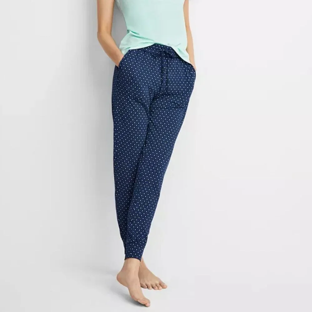 Macy's State of Day Women's Jogger Pajama Pants Diamond Geo NWT - Picture 1 of 4